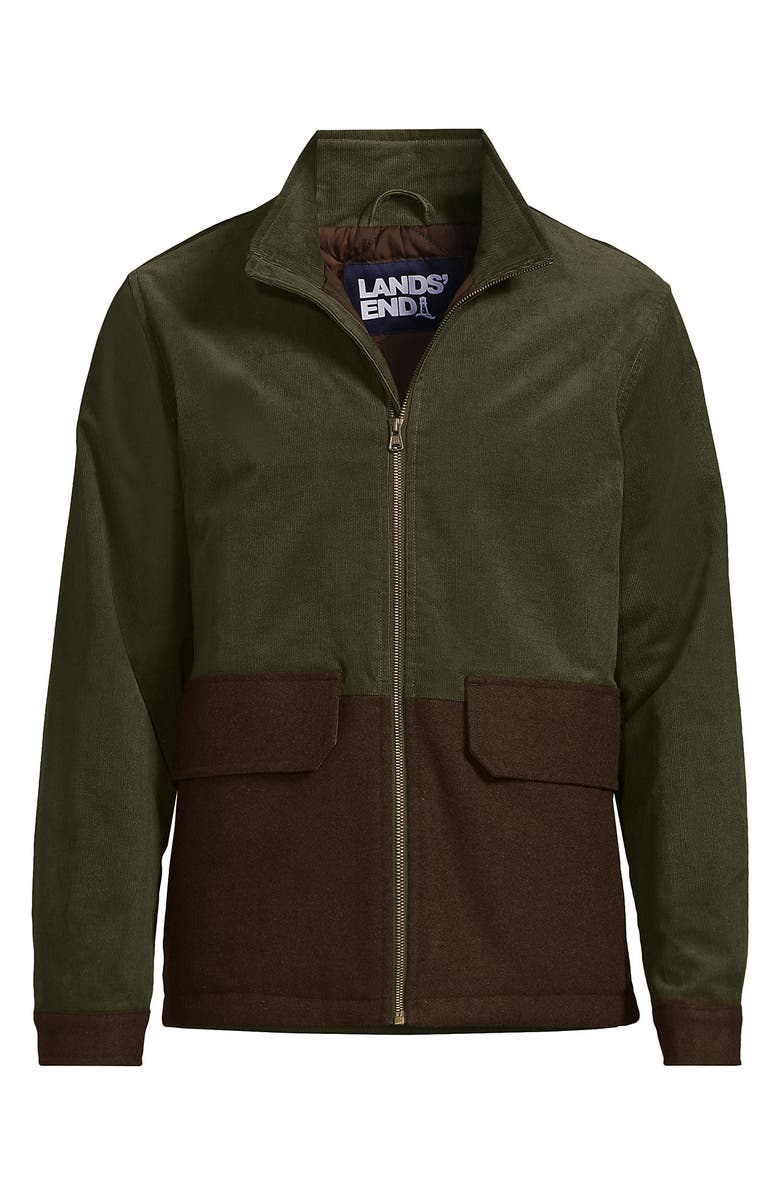 Lands' End Mixed Media Cord Jacket, Alternate, color, Woodland/Walnut Brown