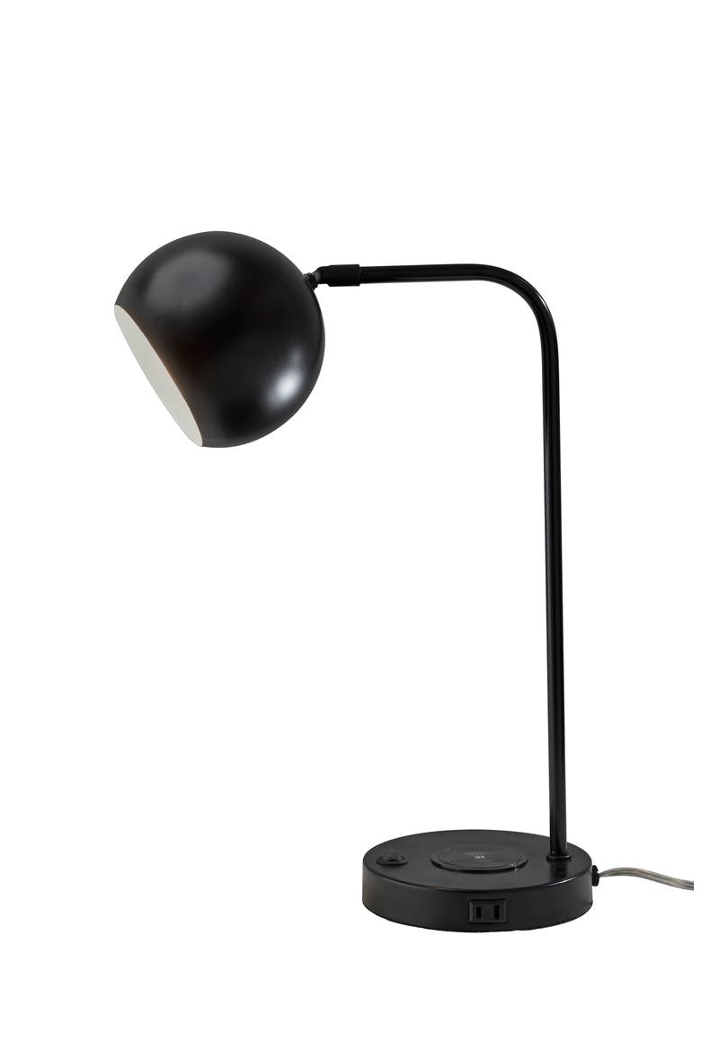 Emery Supercharger Desk Lamp, Alternate, color, BLACK