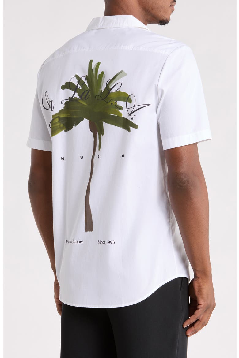 Ellino Cotton Camp Shirt, Alternate, color, NATURAL