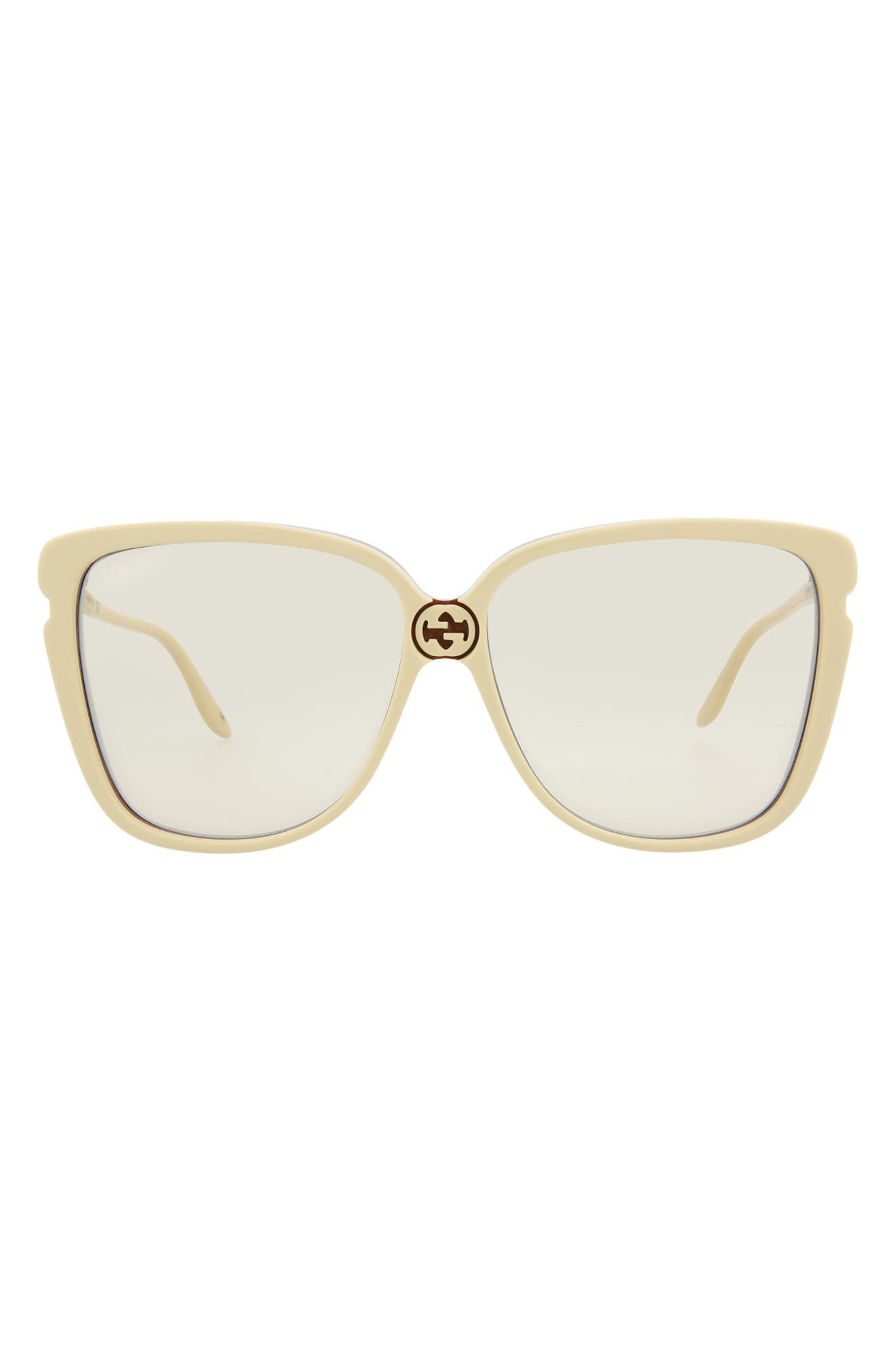 Gucci 60mm Oversize Rectangle Sunglasses