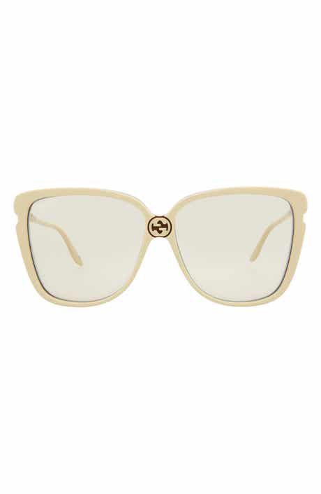 Gucci 60mm Oversize Rectangle Sunglasses