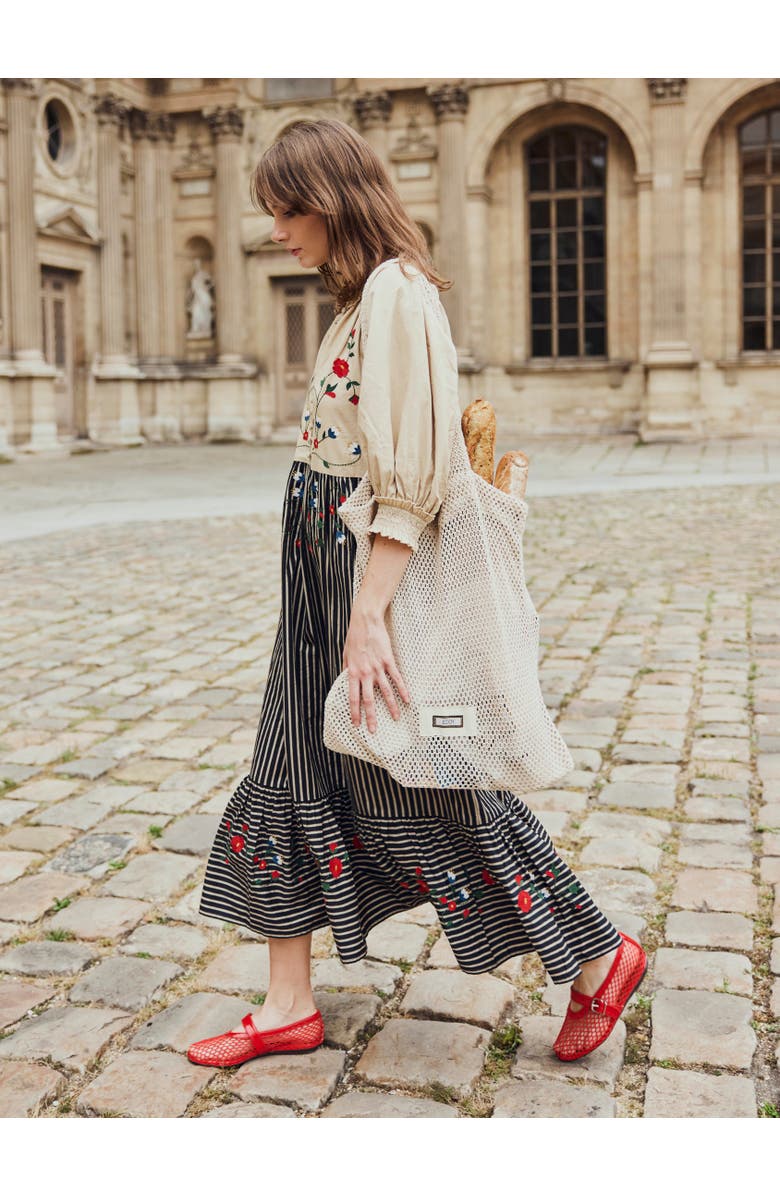 Eddy Eliza Embroidered Maxi Dress, Alternate, color, 