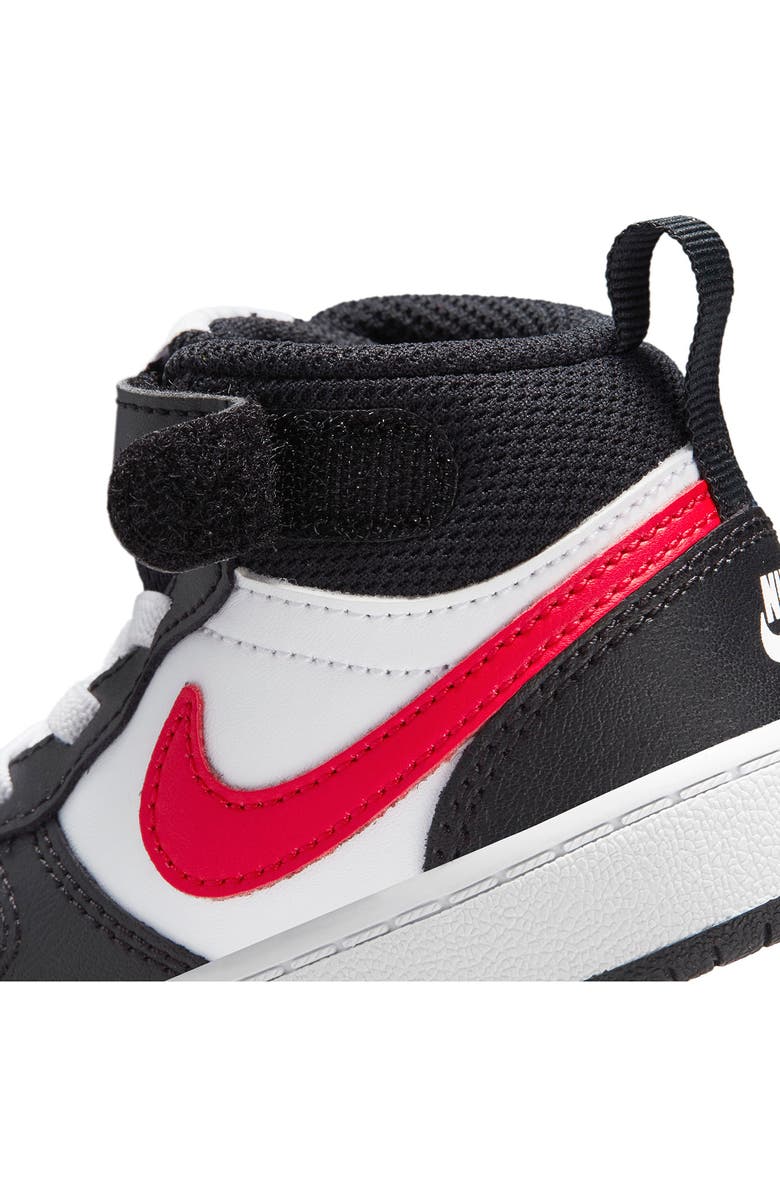 Nike Court Borough High Top Sneaker, Alternate, color, 161 White/Unvred