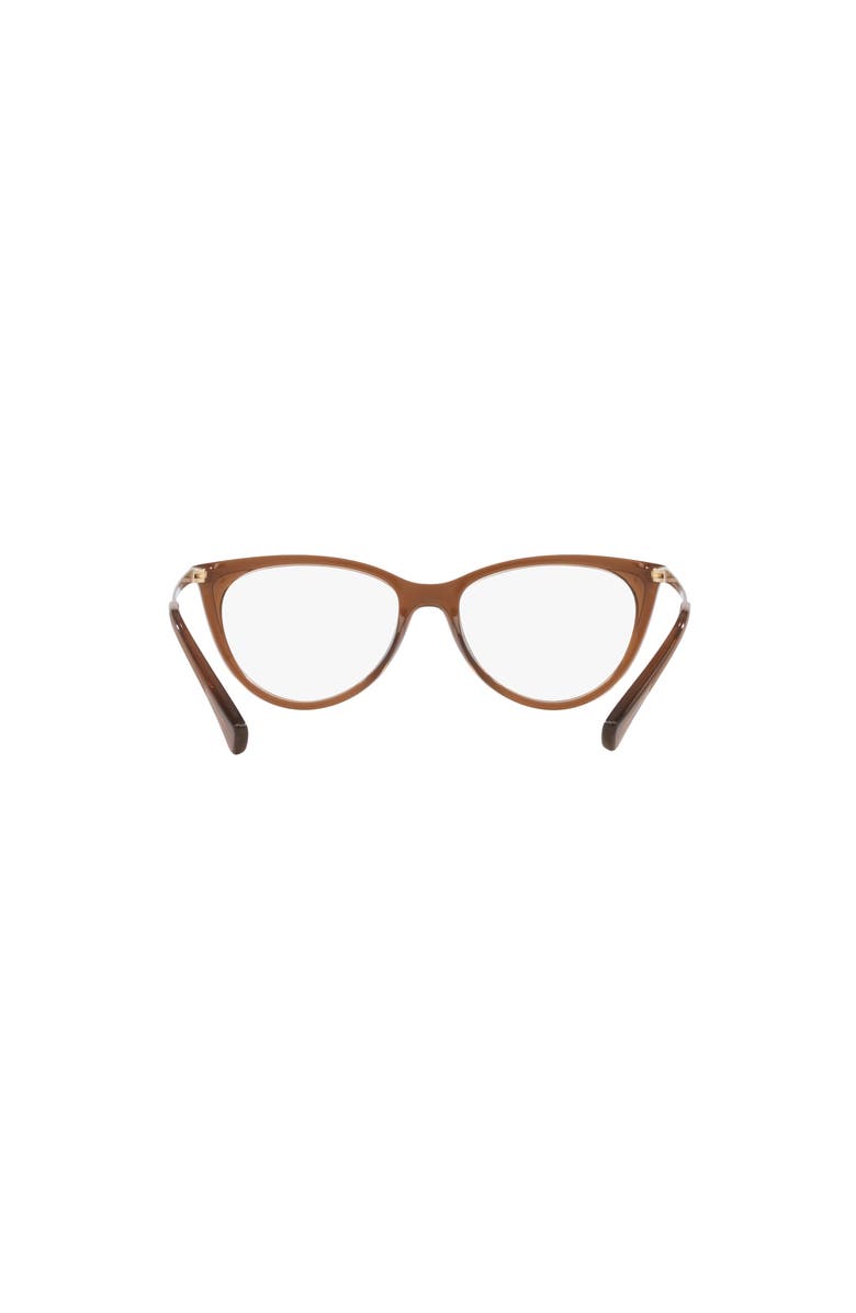 Lenscrafters 53mm Cat Eye optical glasses, Alternate, color, Brown