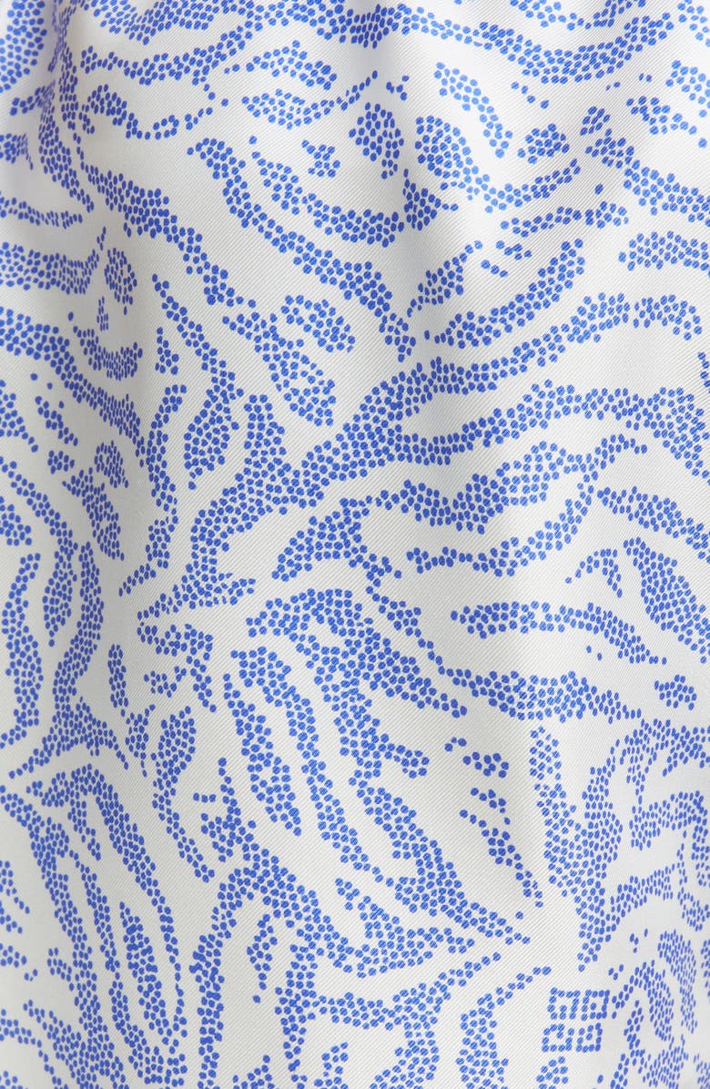 Givenchy Zebra Print Silk Shorts, Alternate, color, 