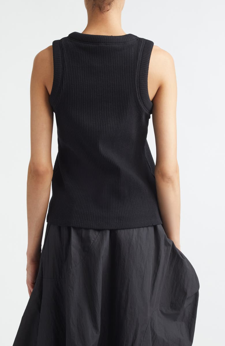 MELITTA BAUMEISTER Circle Rib Tank, Alternate, color, Black