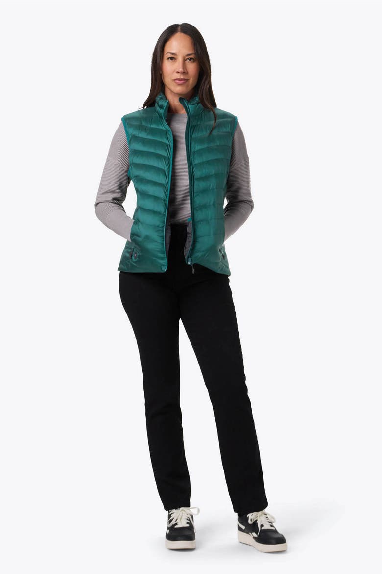 Backcountry Xtera Packable Heated Puffer Vest - Women's, Alternate, color, Forest Green