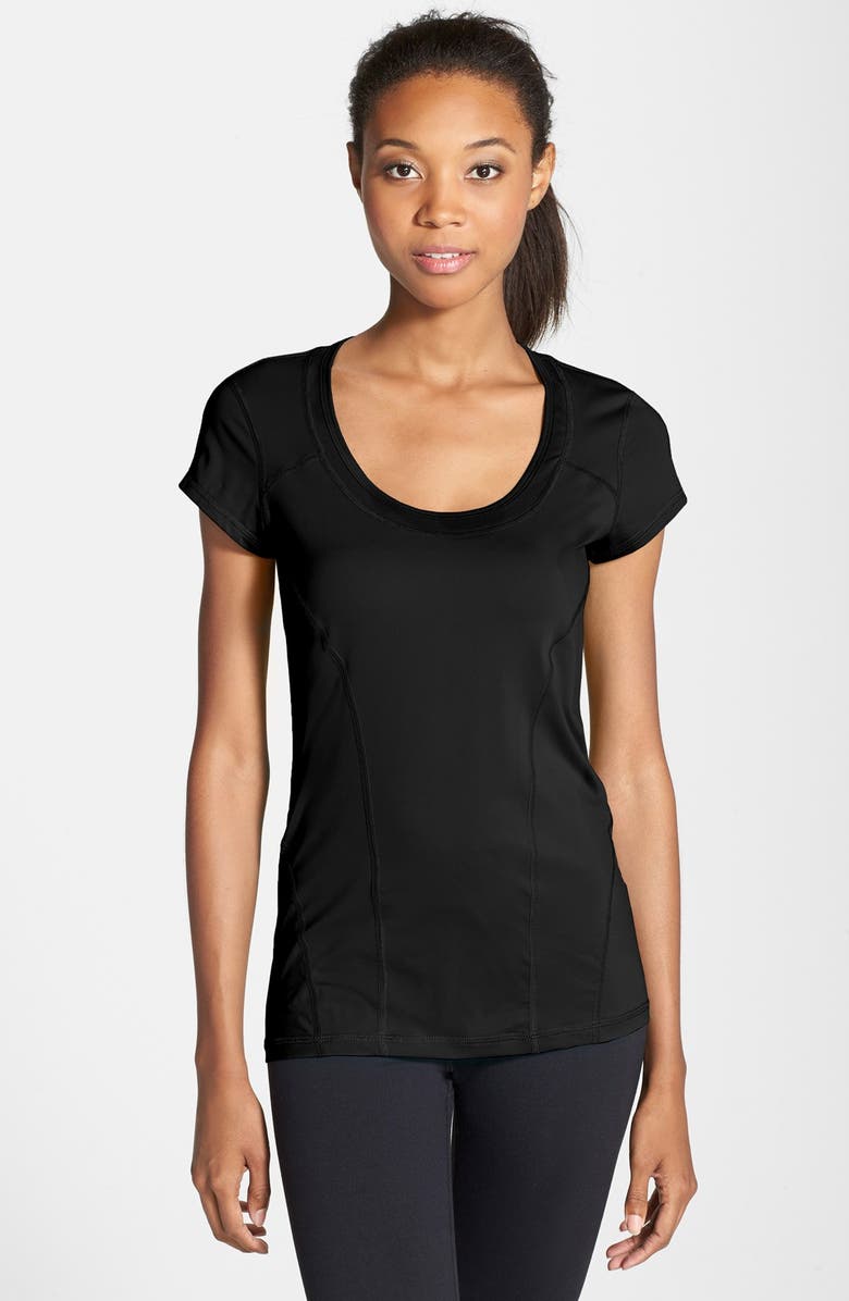 Zella 'Sunny Run' Short Sleeve Tee, Main, color, 