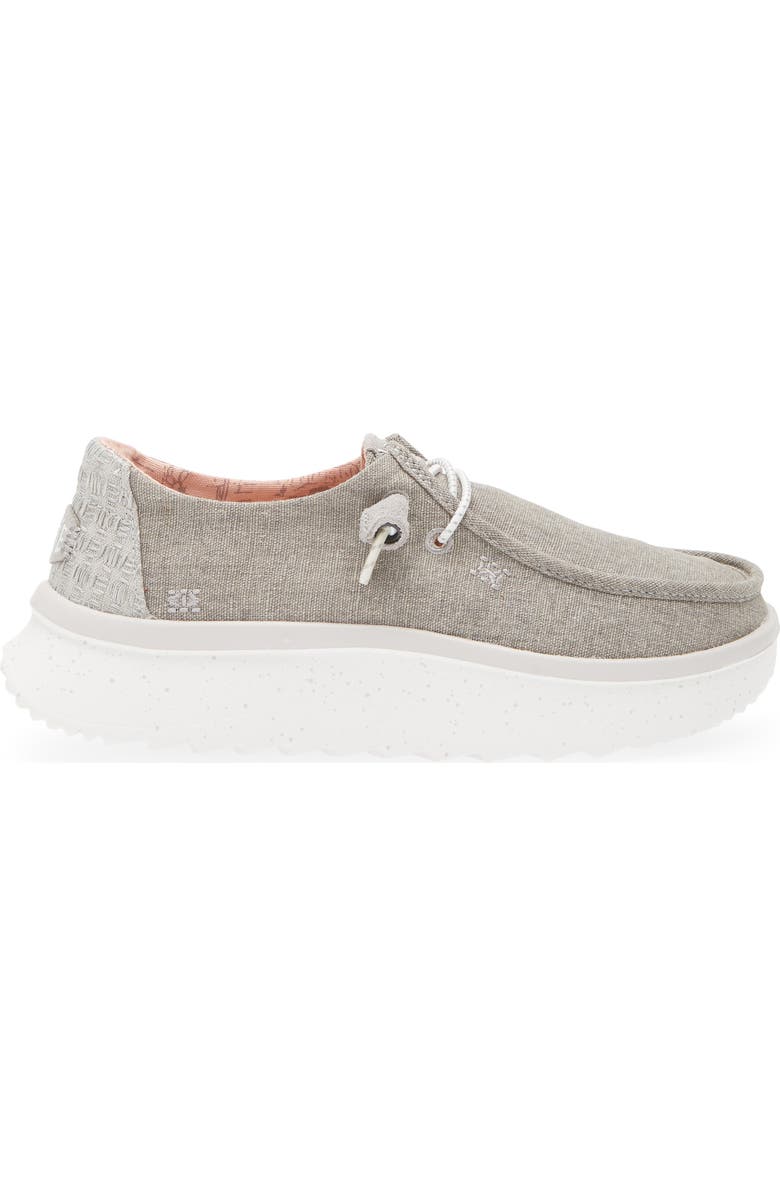 Hey Dude Wendy Peak Chambray Slip-On Moc Toe Shoe, Alternate, color,