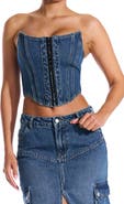 Naked Wardrobe Denim Dreams Corset