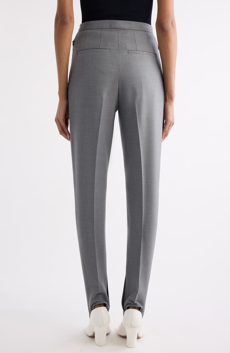 Dries Van Noten Pandora Stretch Wool Stirrup Leggings, Alternate, color, Grey