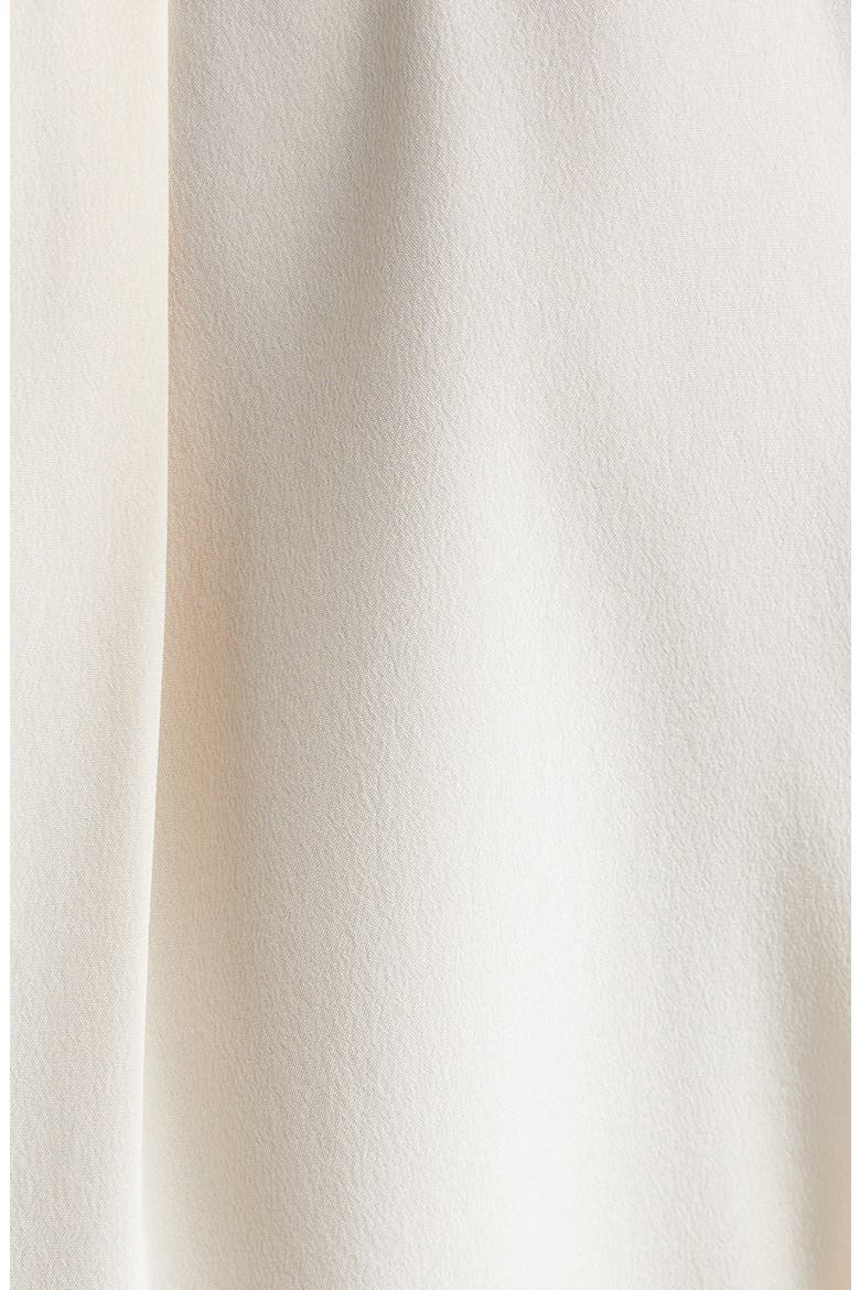Split Cuff Silk Crêpe de Chine Button-Up Shirt, Alternate, color, SFPK SOFT PINK