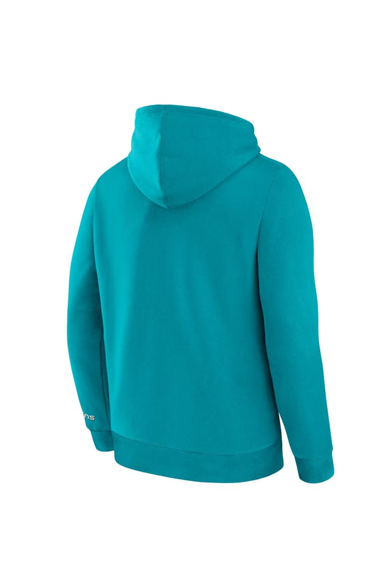 Men's Fanatics  Aqua Miami Dolphins Legacy Fleece Pullover Hoodie, Alternate, color, Aqua