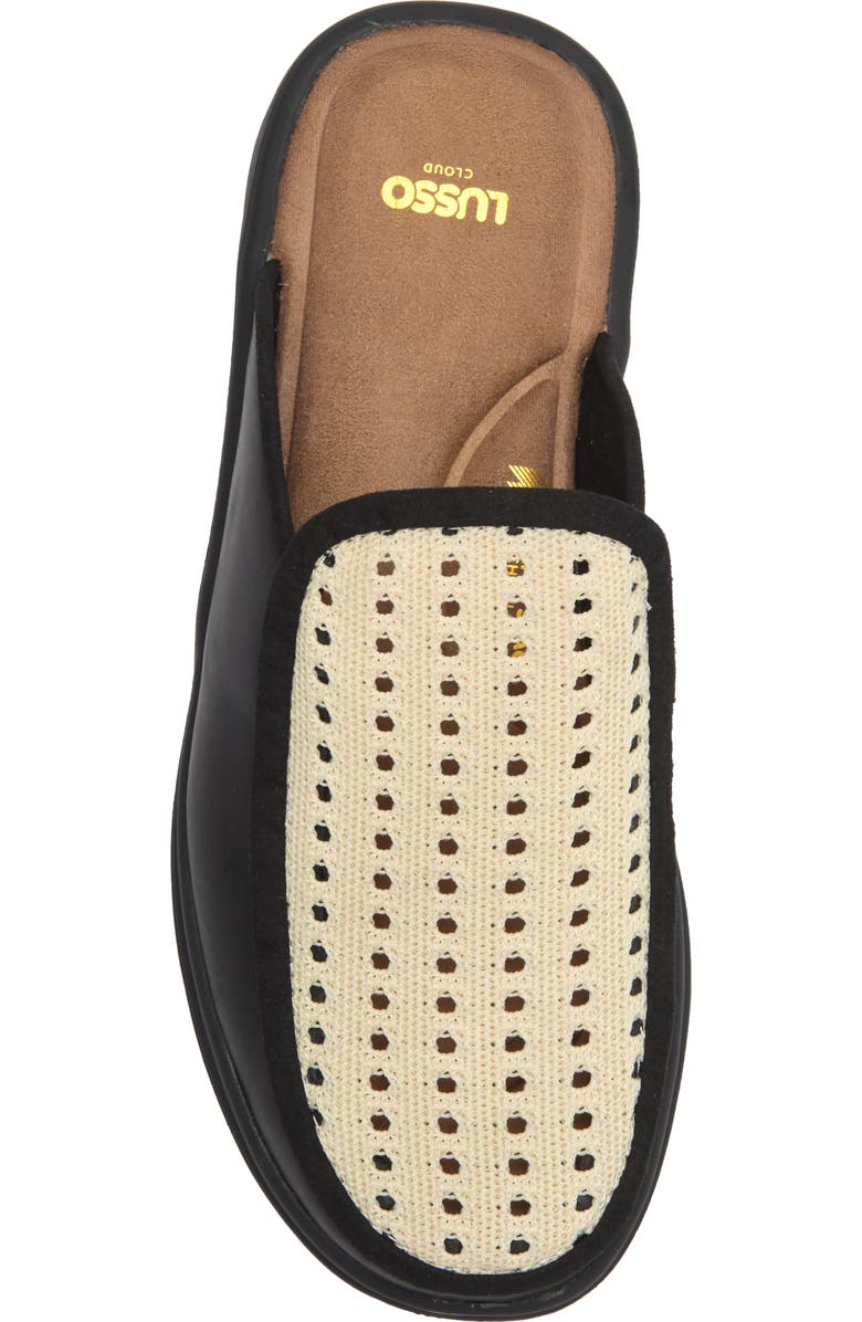 LUSSO CLOUD Esto Open Weave Mule, Alternate, color, Jet Black / Matte