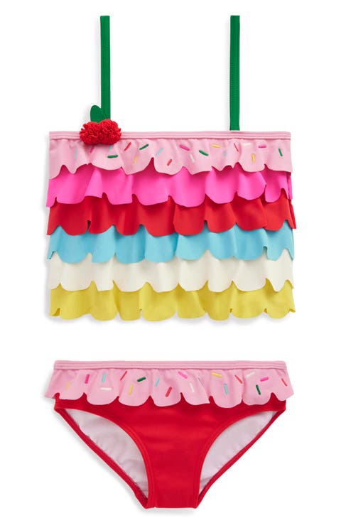 Kids' Ruffle UPF 50+ Two-Piece Swimsuit (Toddler, Little Kid & Big Kid)