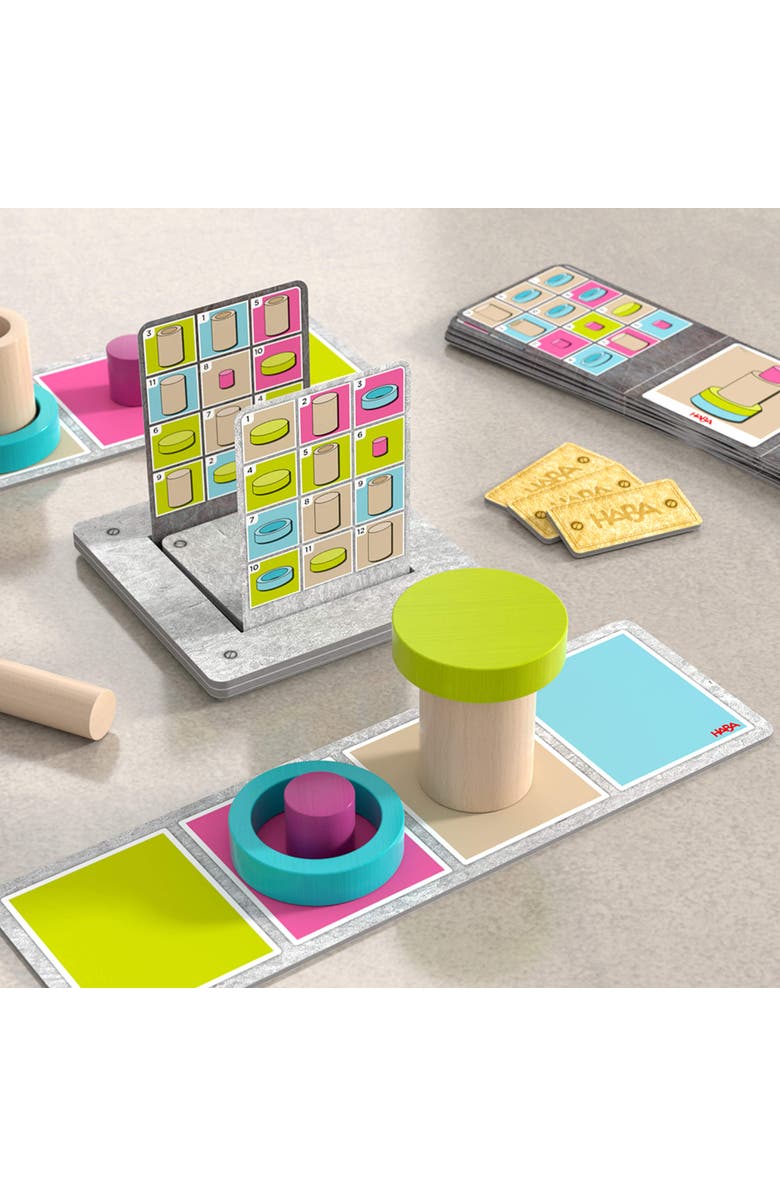 HABA Fast Factory Exciting Robot-Themed Sequence Board Game, Kids 8-12 and up., Alternate, color, Multi