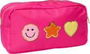 Malibu Sugar Medium Nylon Pouch with Assorted Patches