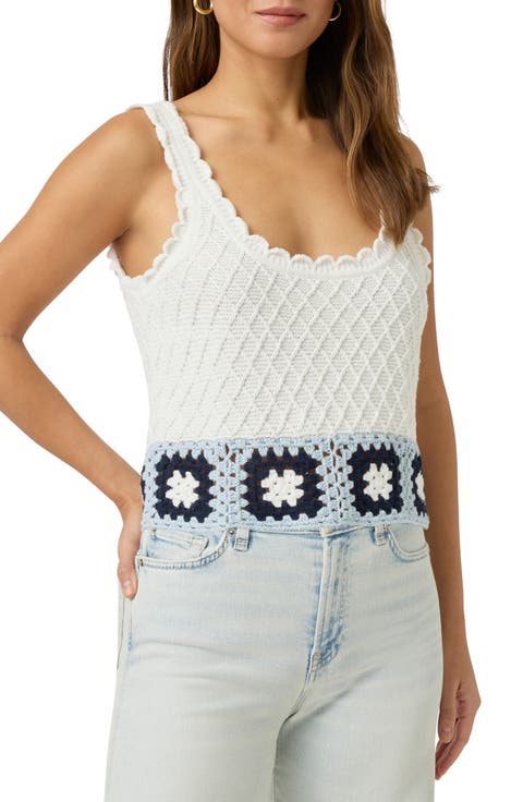 Sonia Texture Stitch Tank Sweater