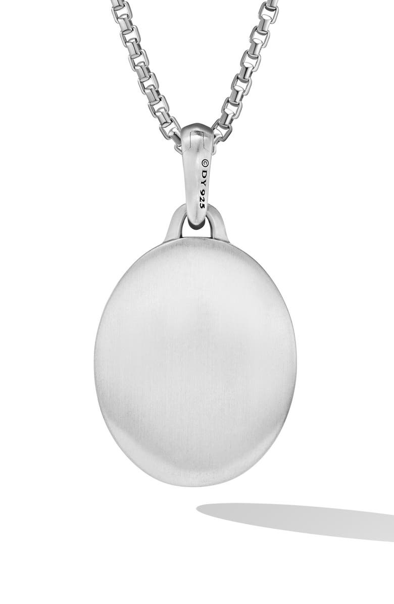 David Yurman Mary Amulet in Sterling Silver with Diamonds, Alternate, color,