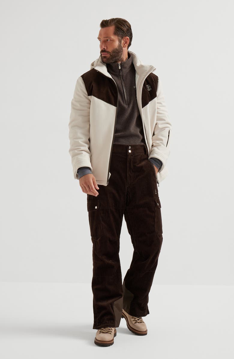 Brunello Cucinelli Turtleneck T-shirt, Alternate, color, Panama