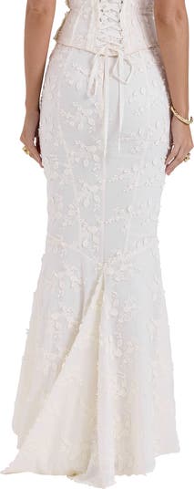 Veronica Floral Mermaid Maxi Skirt