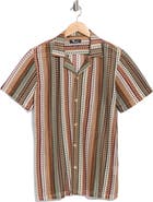 T.R. PREMIUM Modern Fit Textured Camp Shirt