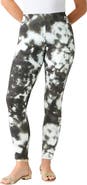 Roaman's Plus Size Essential Stretch Ankle Length Pull-On Legging