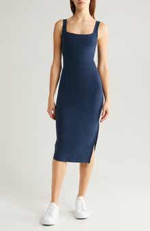 Space Dye Icon Midi Dress