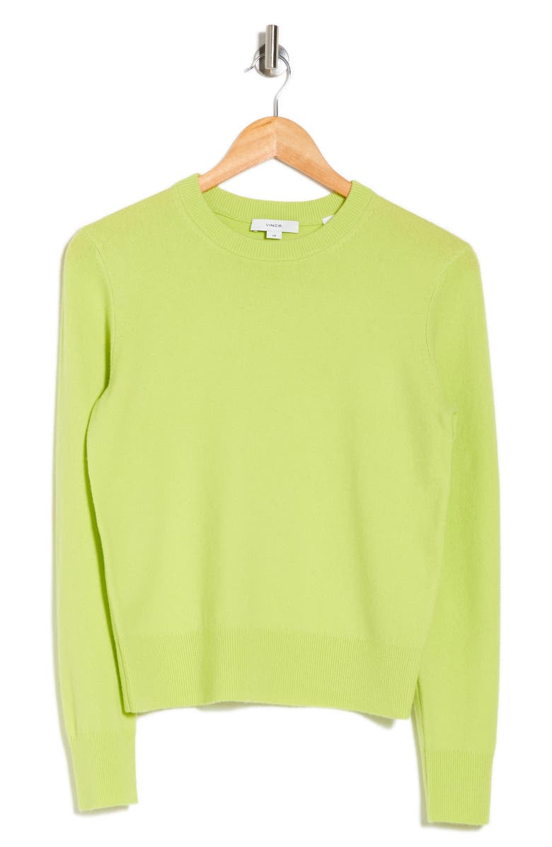 Vince Fitted Wool Blend Crop Sweater, Alternate, color,