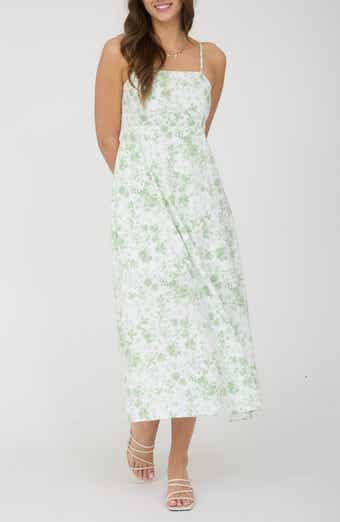 Blu Pepper Floral Sleeveless Midi Dress