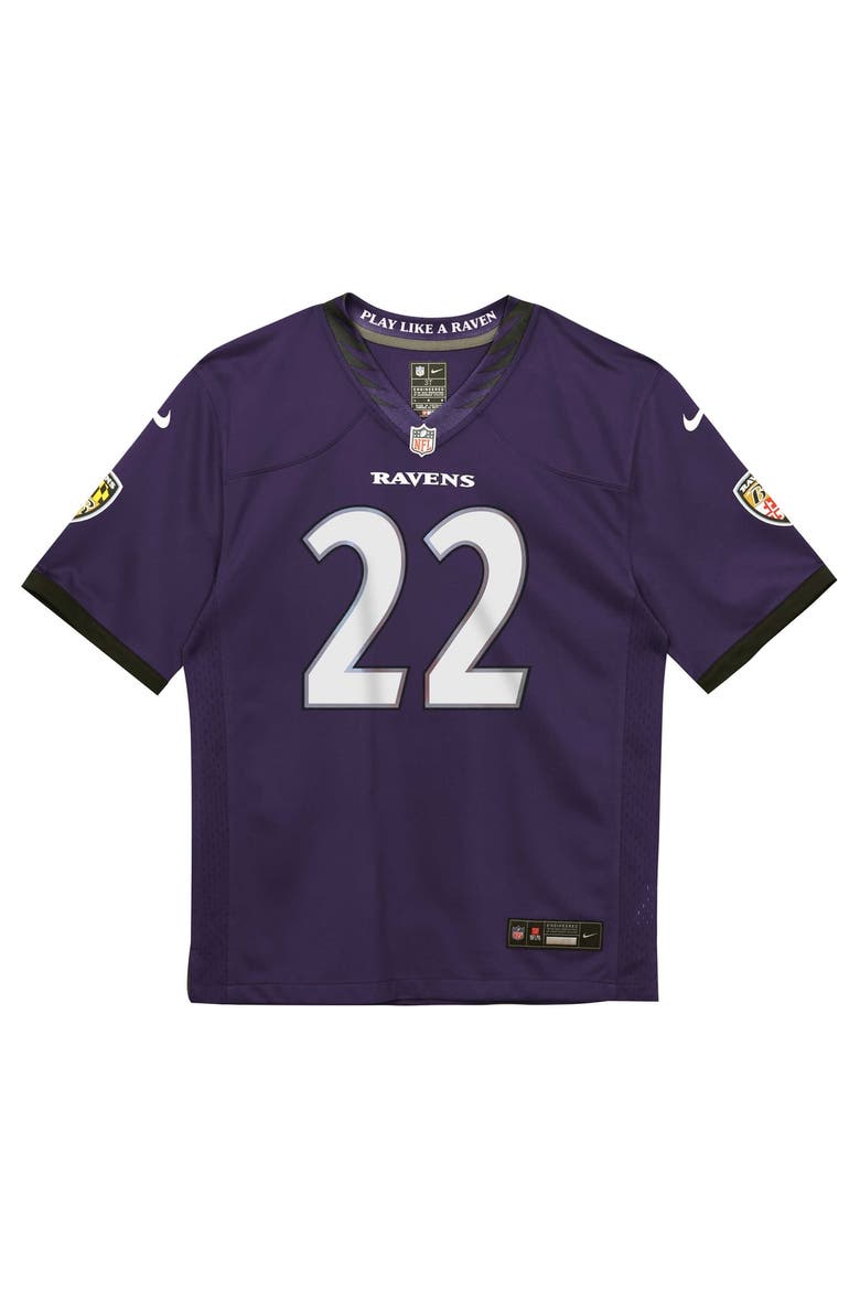Infant Nike Derrick Henry Purple Baltimore Ravens Team Game Jersey, Alternate, color, Purple