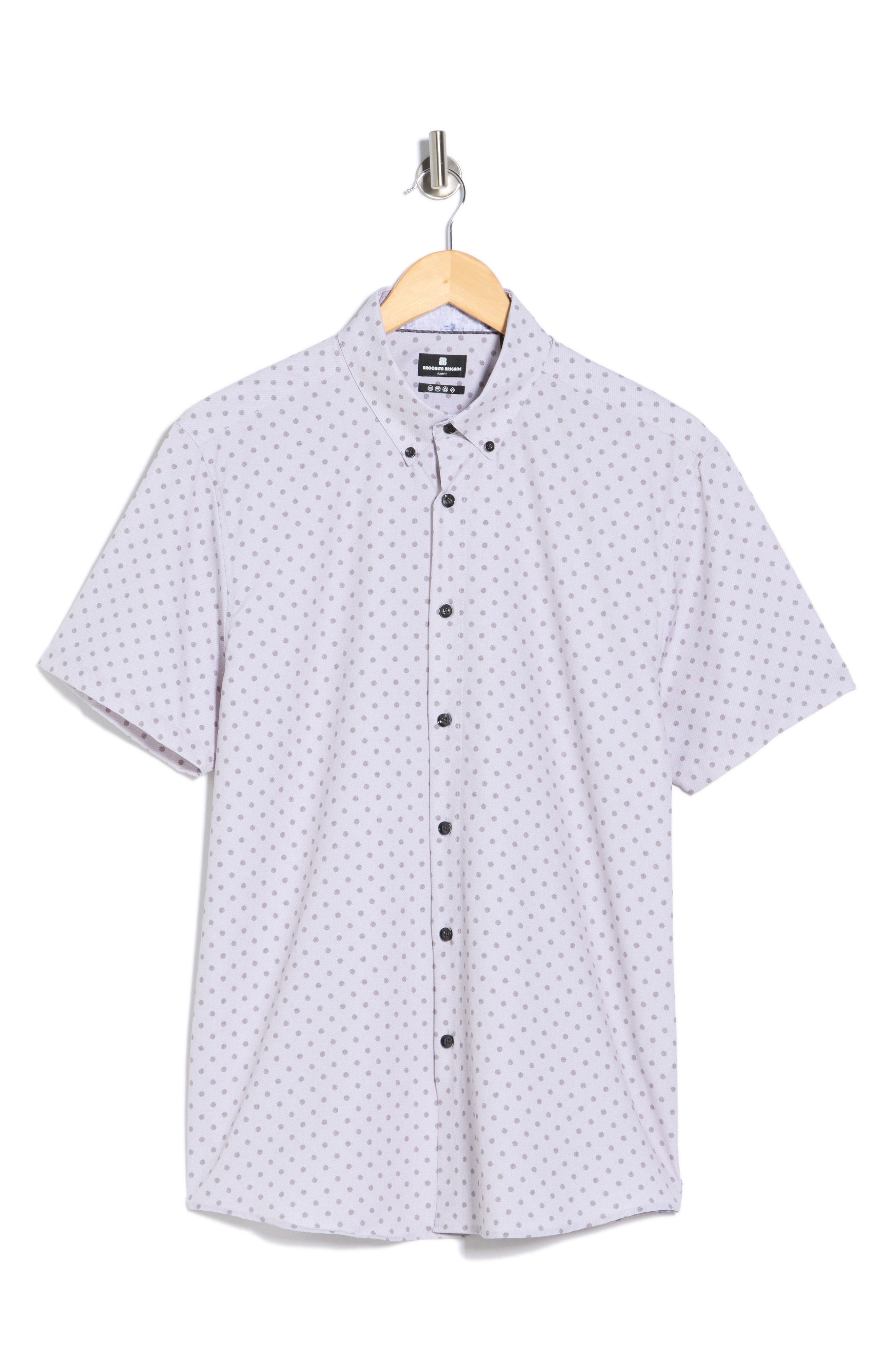 Brooklyn Brigade Polka Dot Woven Short Sleeve Shirt