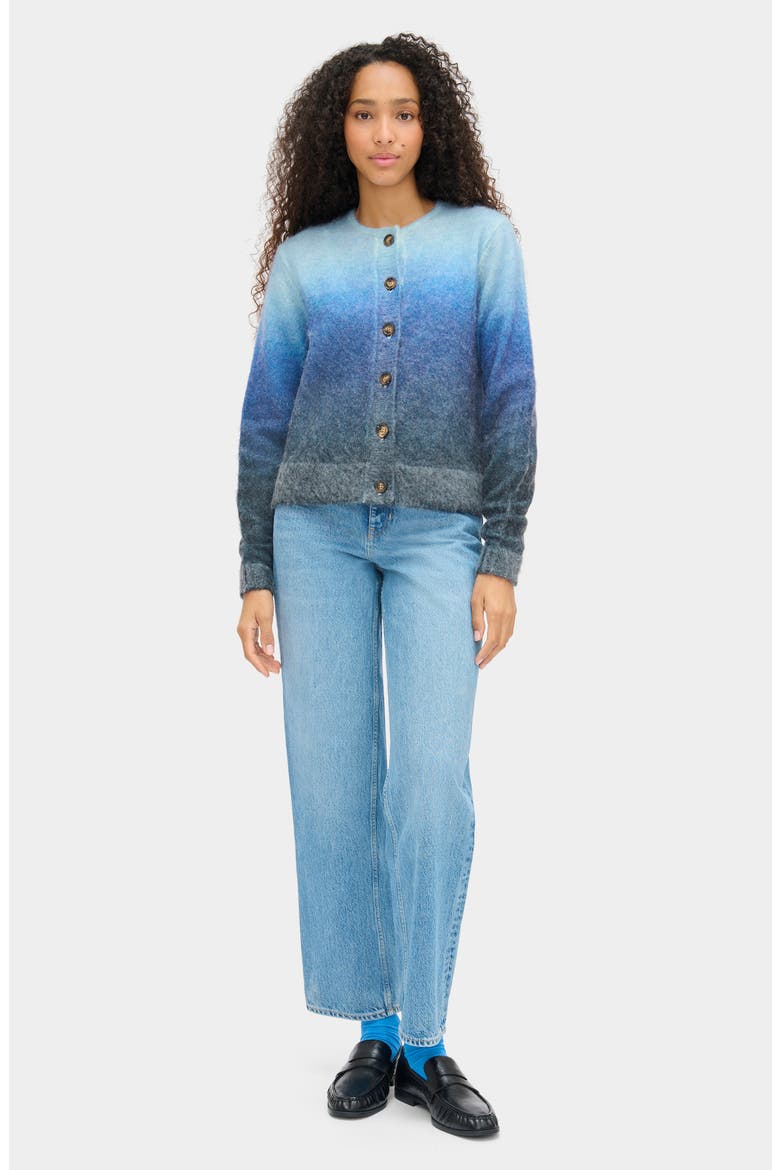 Shirley Ombre Cardigan, Alternate, color, BLUE