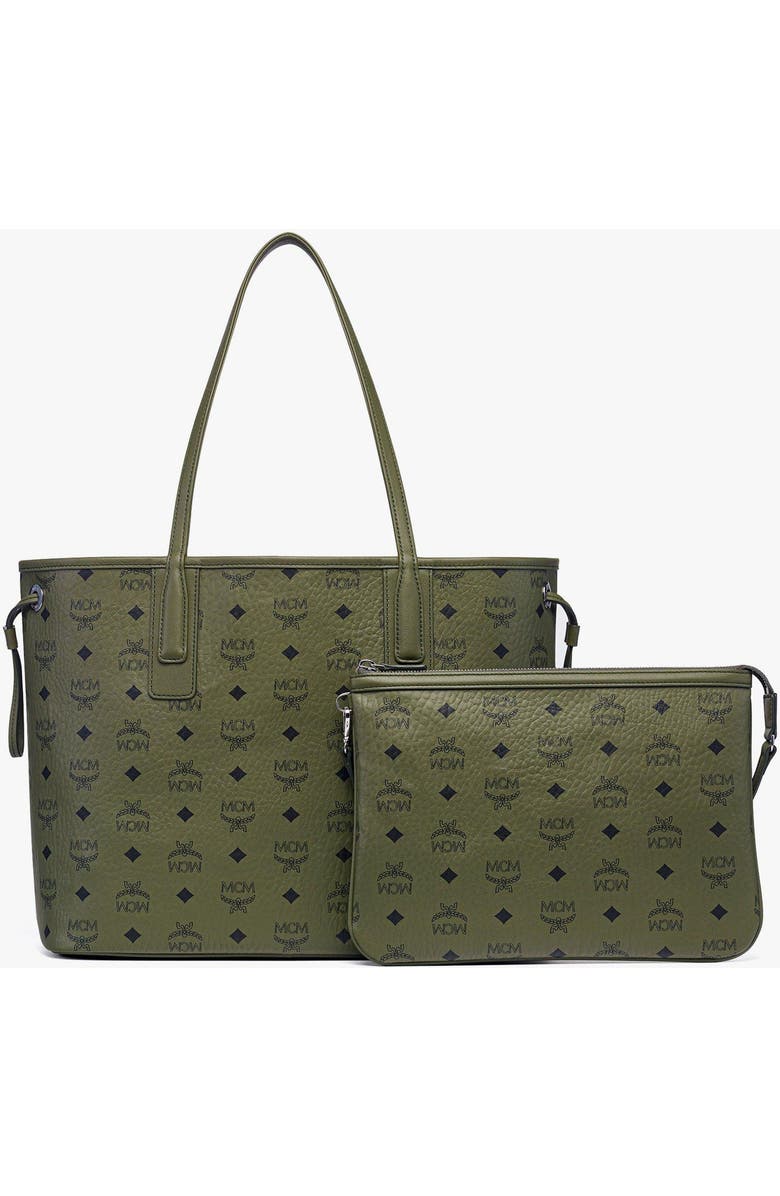 MCM Medium Liz Shopper in Visetos, Alternate, color,