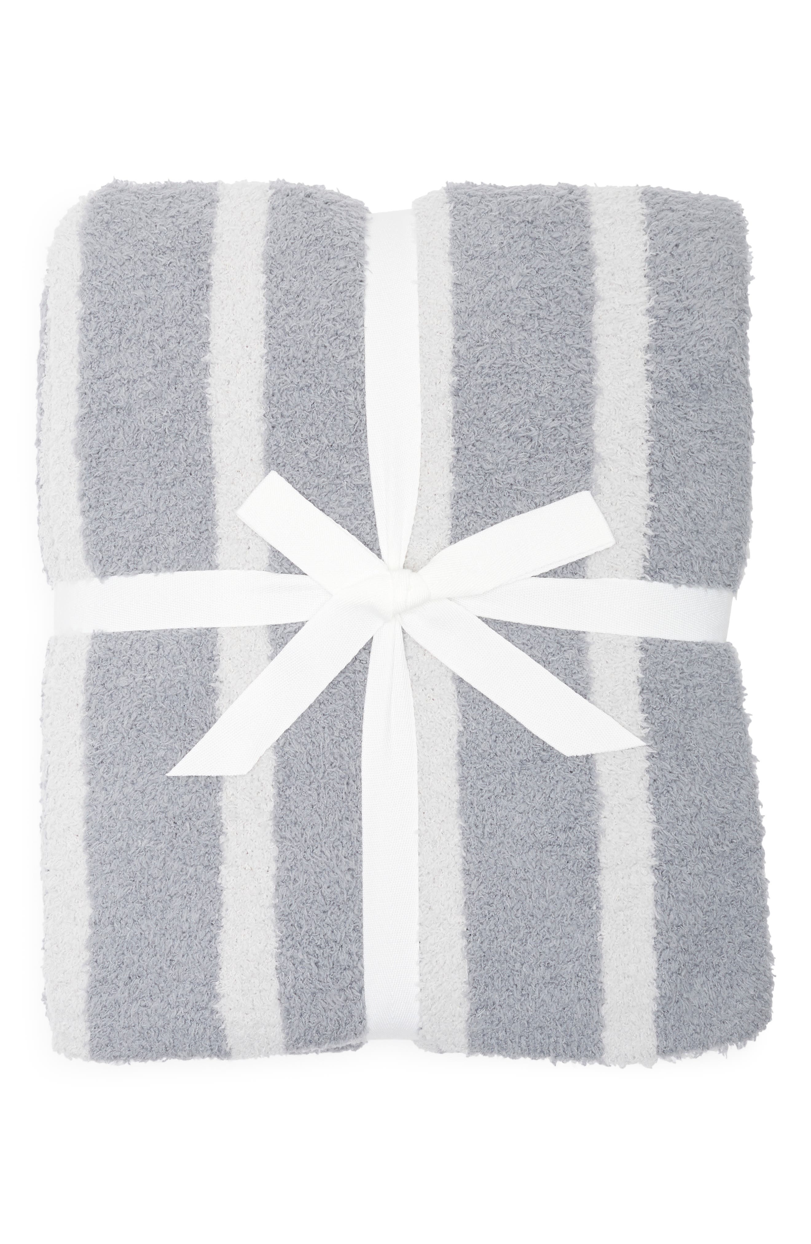 NORDSTROM RACK Vertical Stripe Butter Knit Throw