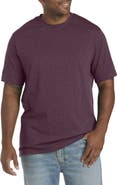Harbor Bay by DXL Big & Tall Moisture-Wicking Jersey T-Shirt