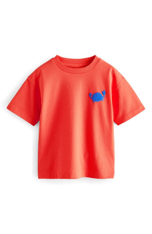 Next Kids' Digger Crab Graphic T-shirt In Red