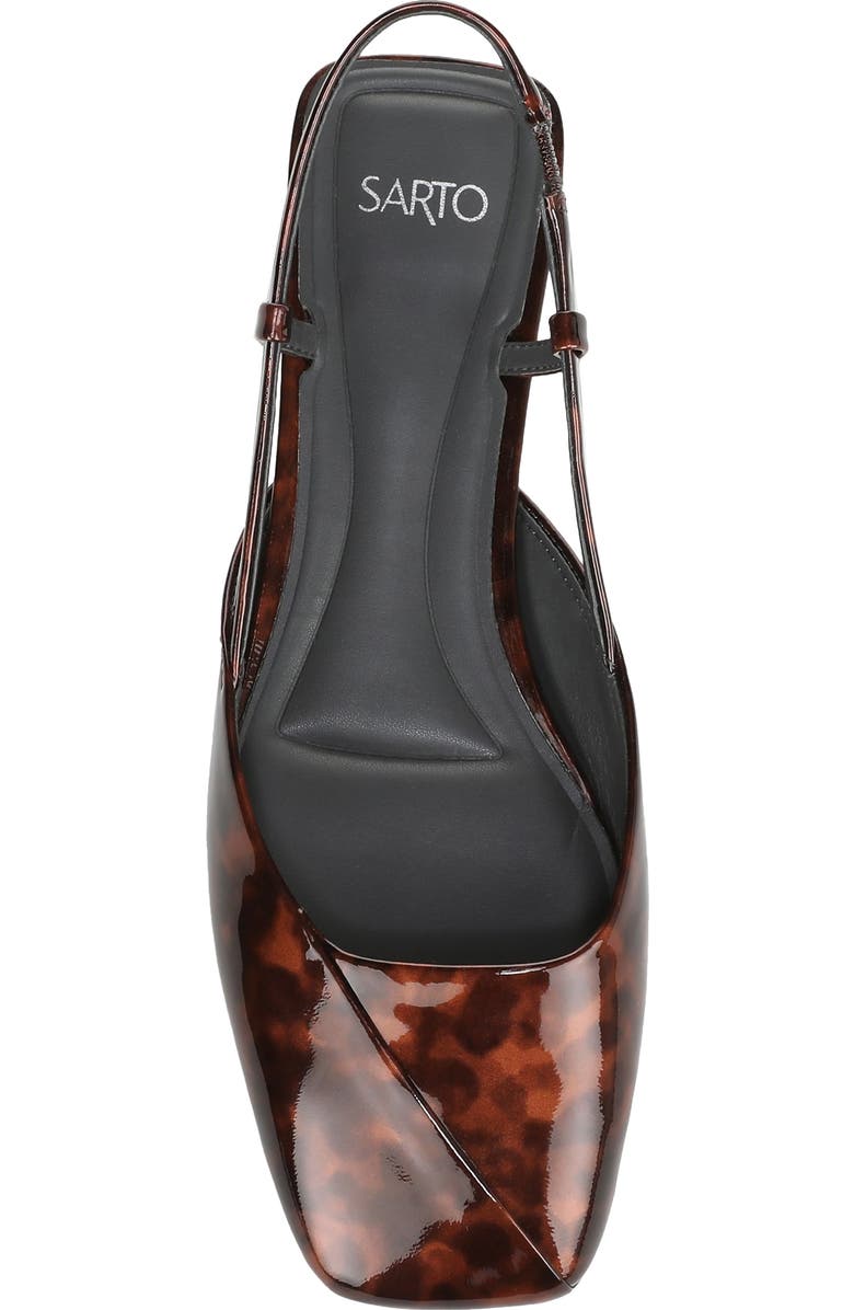 SARTO by Franco Sarto Telica Slingback Flat, Alternate, color, Brown
