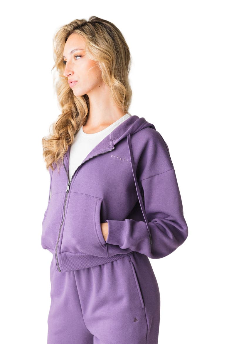 Cozy Women's Zip, Alternate, color, violet
