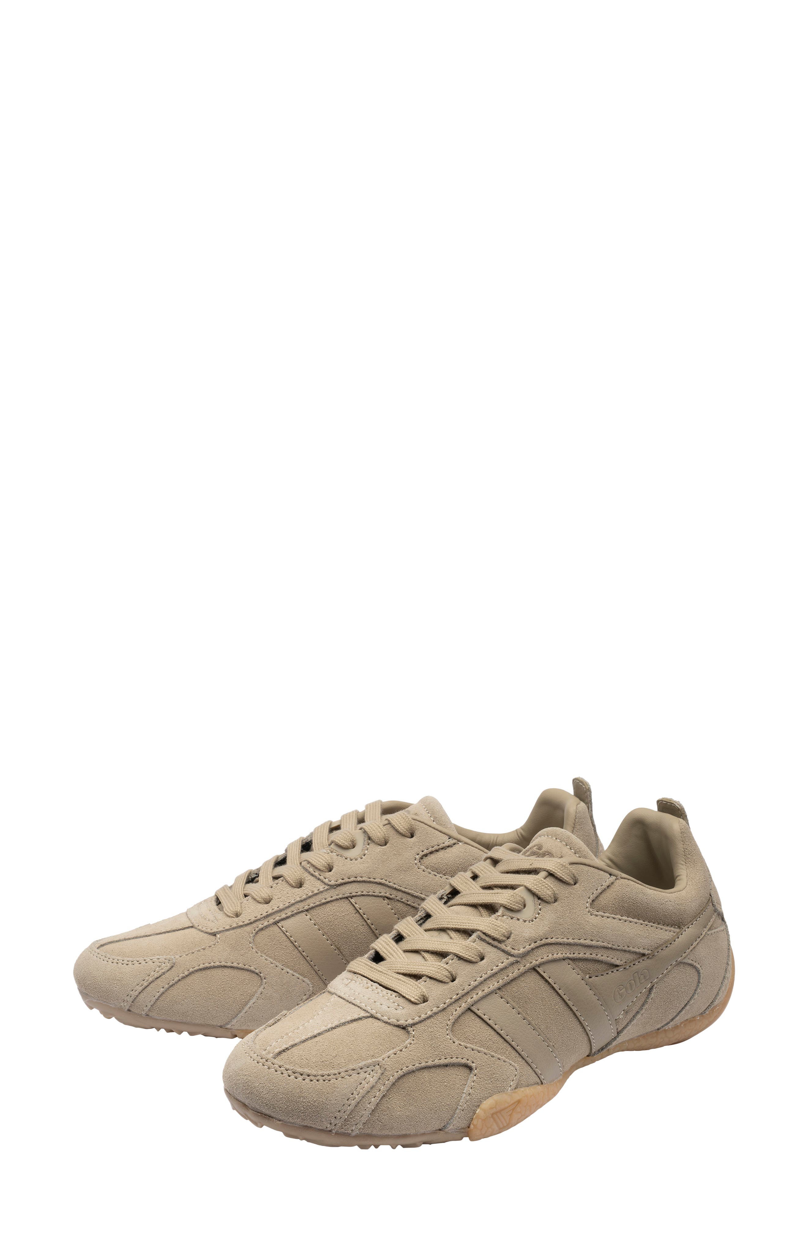 Corva Leather Sneaker, Alternate, color, BONE/ BONE/ GUM