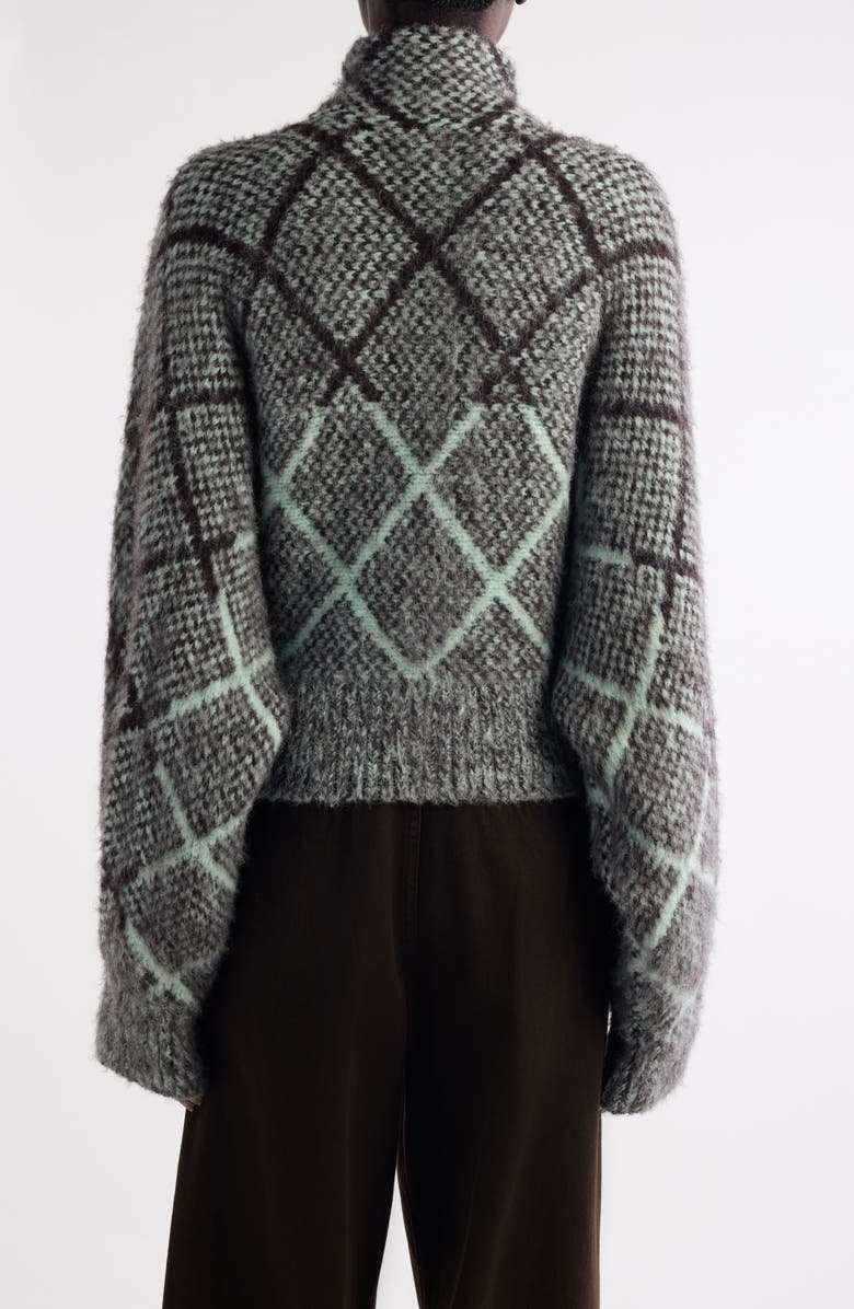 Dries Van Noten Tifna Alpaca Blend Cardigan, Alternate, color, Dark Brown