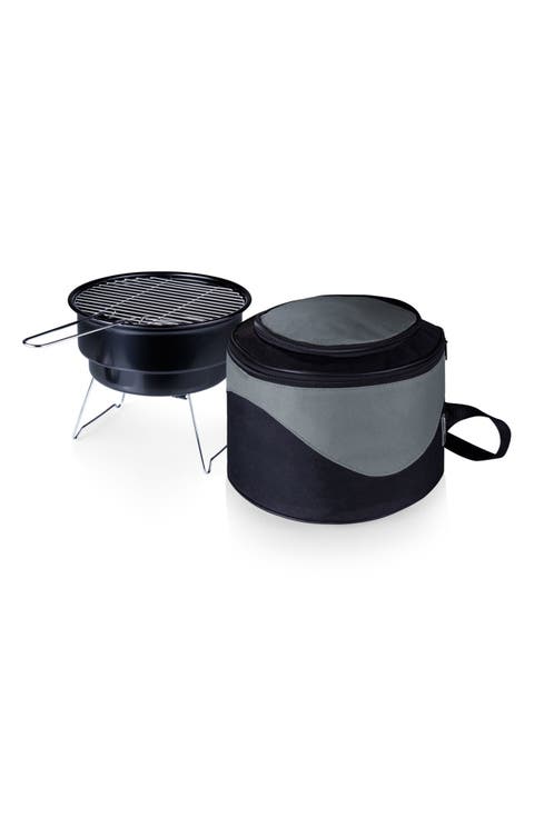Caliente Portable Charcoal Grill & Cooler Tote