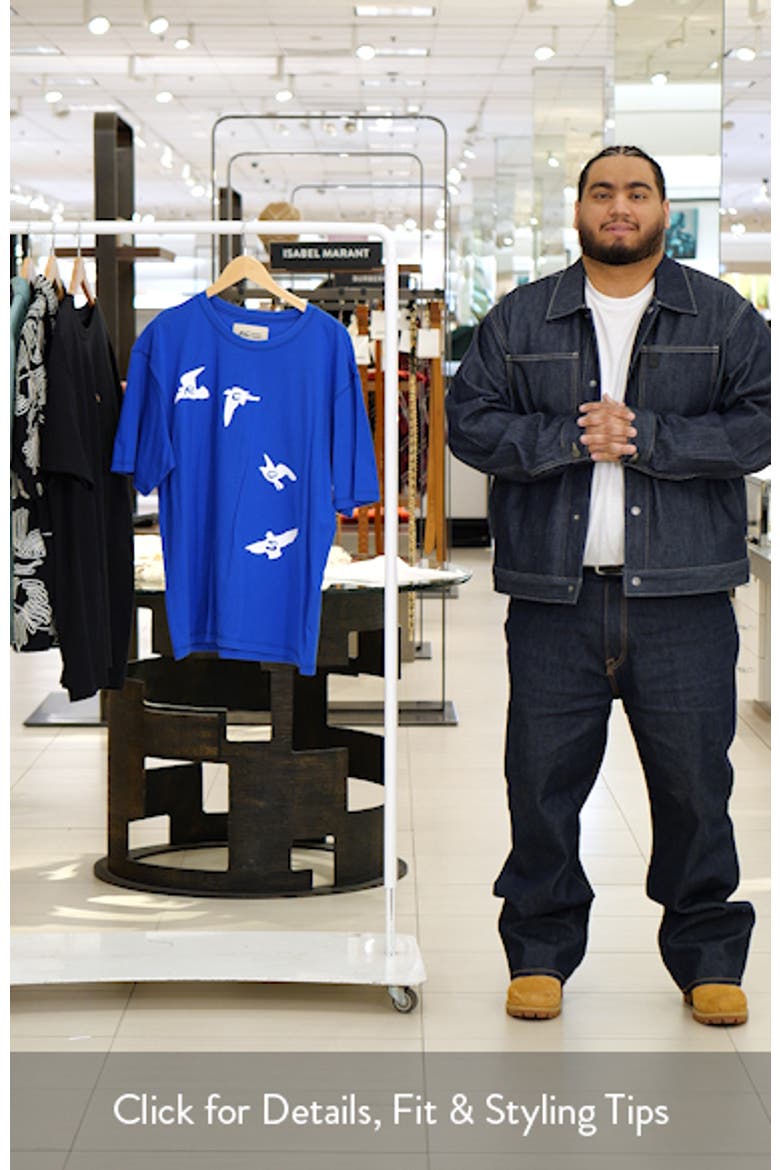 Birds Graphic Cotton T-Shirt video