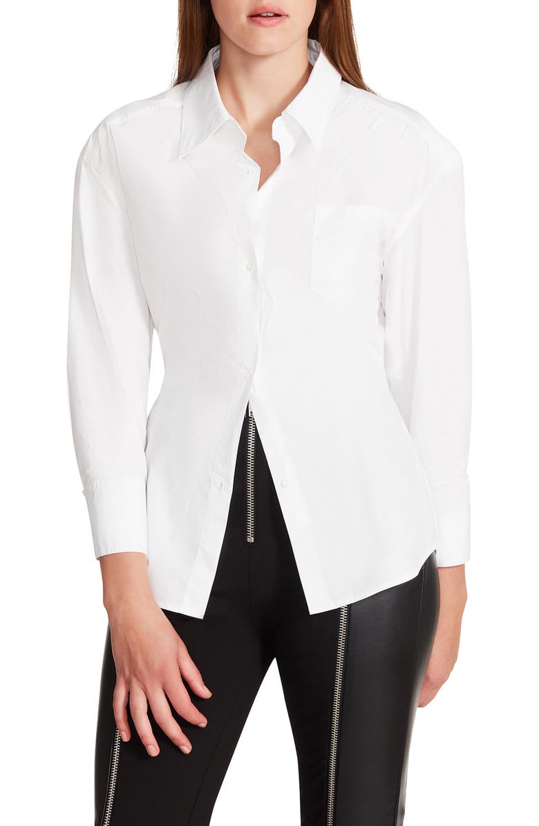 Steve Madden Nadia Button-Up Shirt, Main, color, 