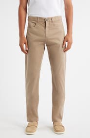 Canali Regular Fit 5-Pocket Cotton Stretch Twill Pants