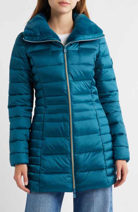 Save The Duck Caroline Water Repellent Satin Puffer Jacket