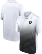 FANATICS Men's Fanatics Branded White/Black Las Vegas Raiders Parameter Polo