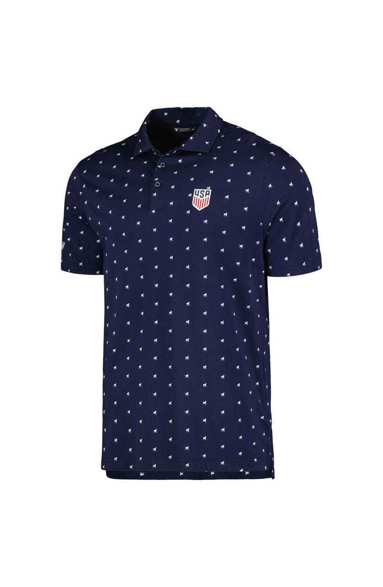 LEVELWEAR Men's Levelwear Navy USMNT Rover Polo, Alternate, color, Navy