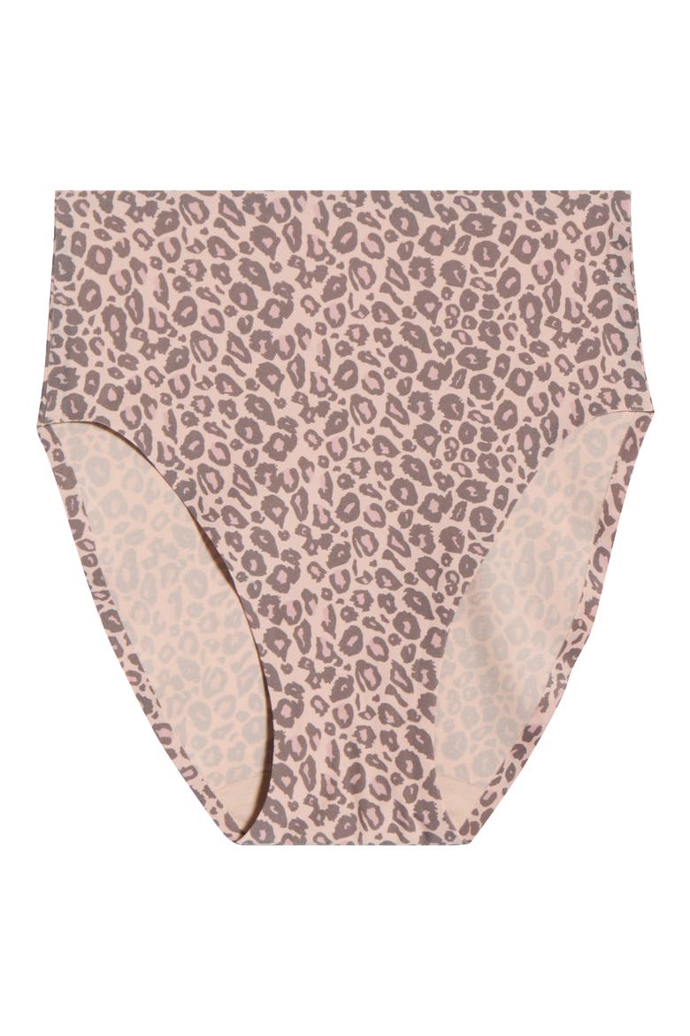 Soft Stretch High Cut Briefs, Alternate, color, BRONZED LEO