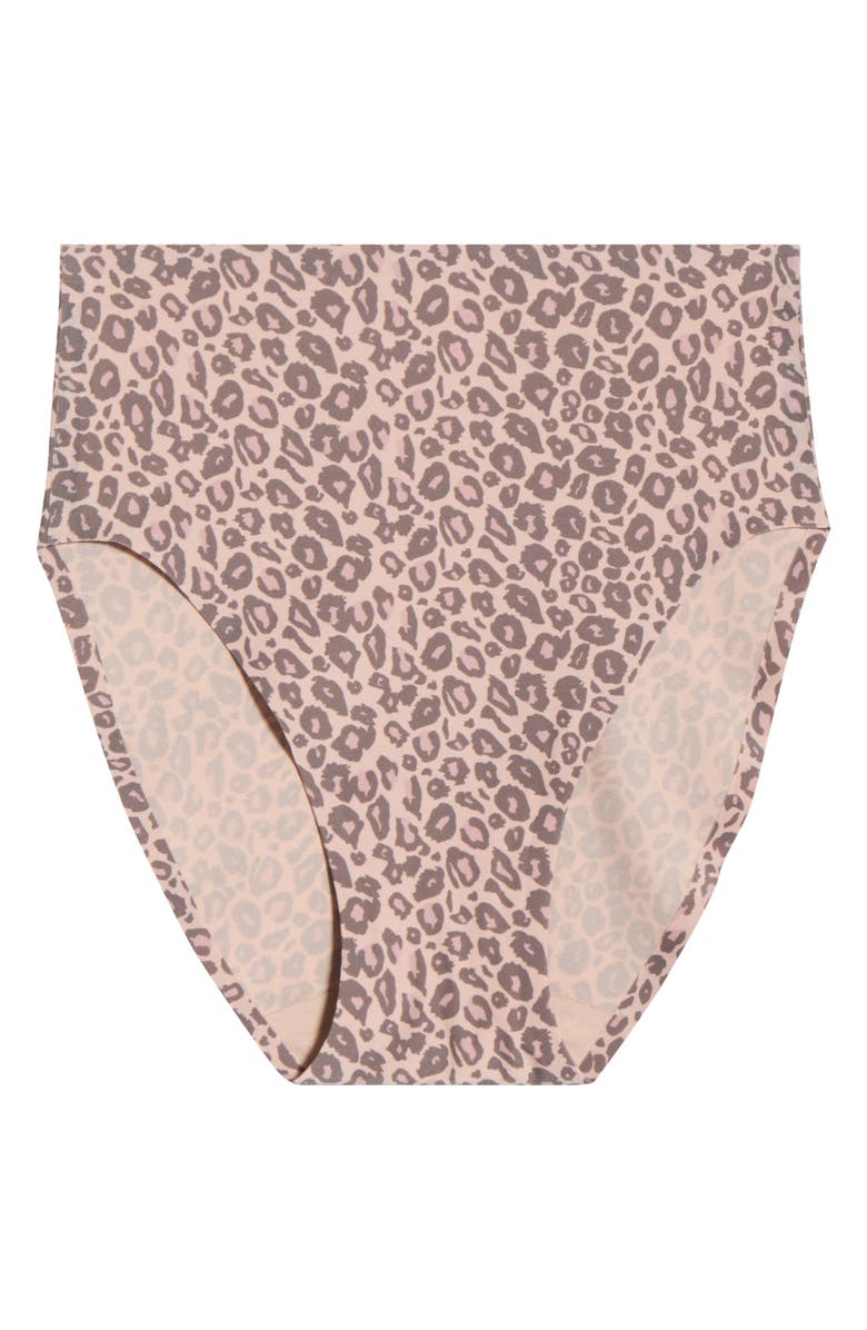 Chantelle Lingerie Soft Stretch High Cut Briefs, Alternate, color, Bronzed Leo
